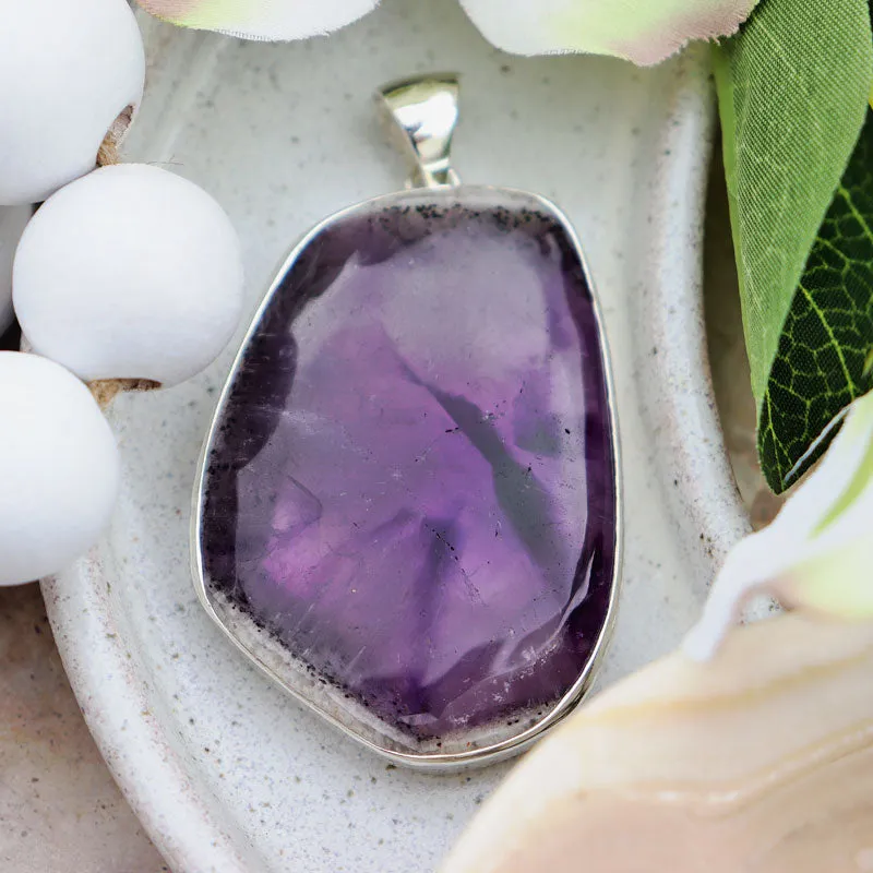 Ami Amethyst Unique Bohemian Pendant