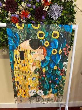 Art scarf couple print LAST ONE