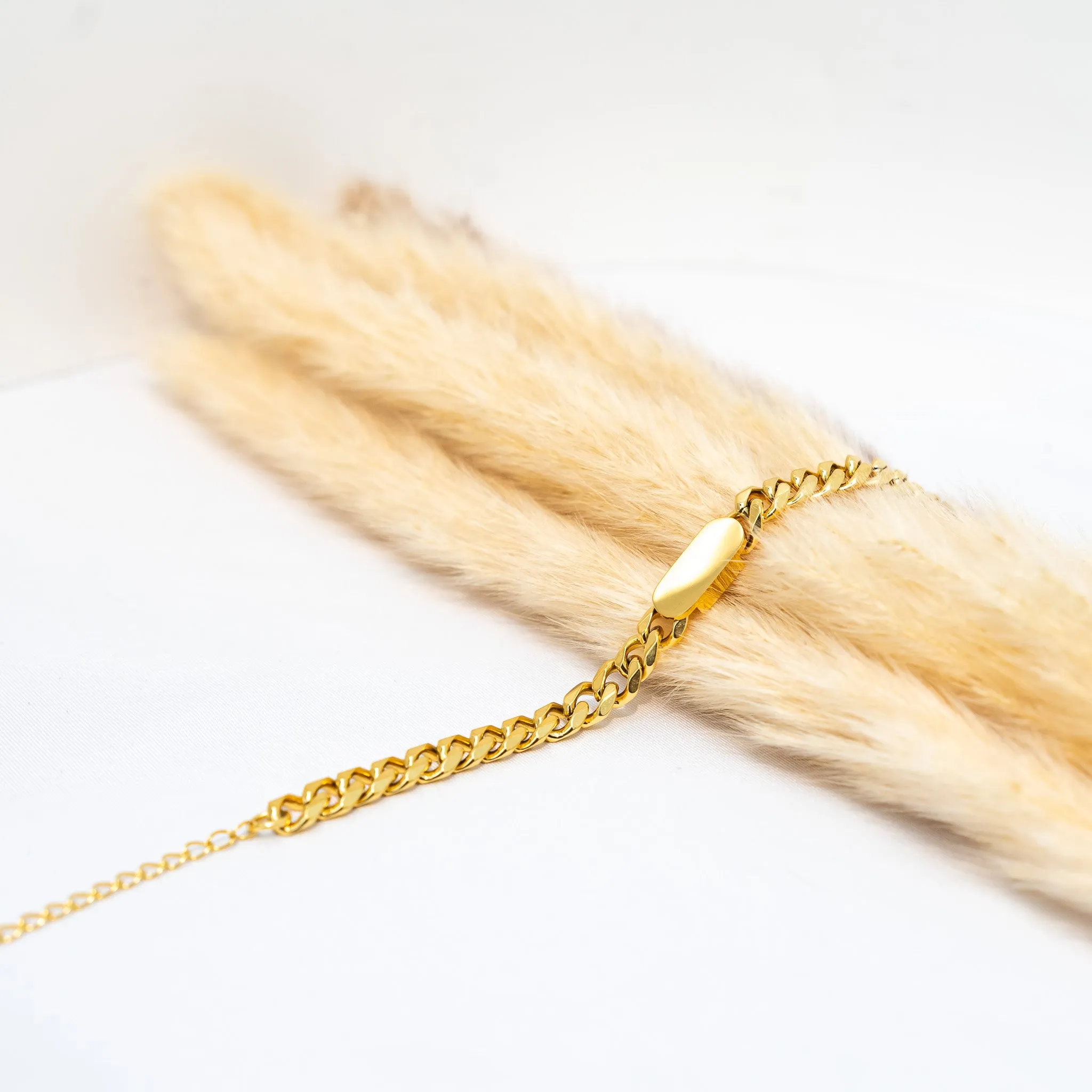 Center Link Charm Bracelet