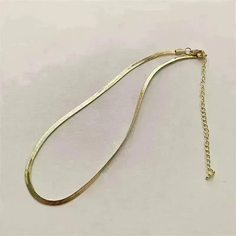 cold wind European and American Simple minimalist necklace women