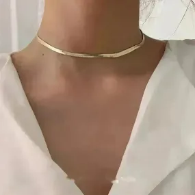 cold wind European and American Simple minimalist necklace women