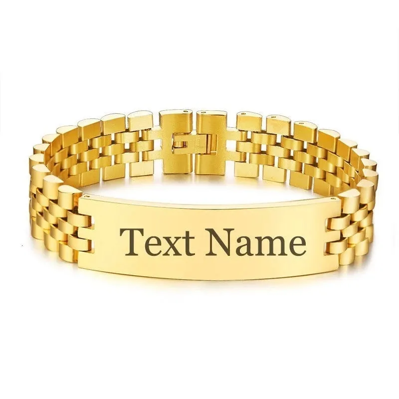 【Custom】Engraved Band Bracelet