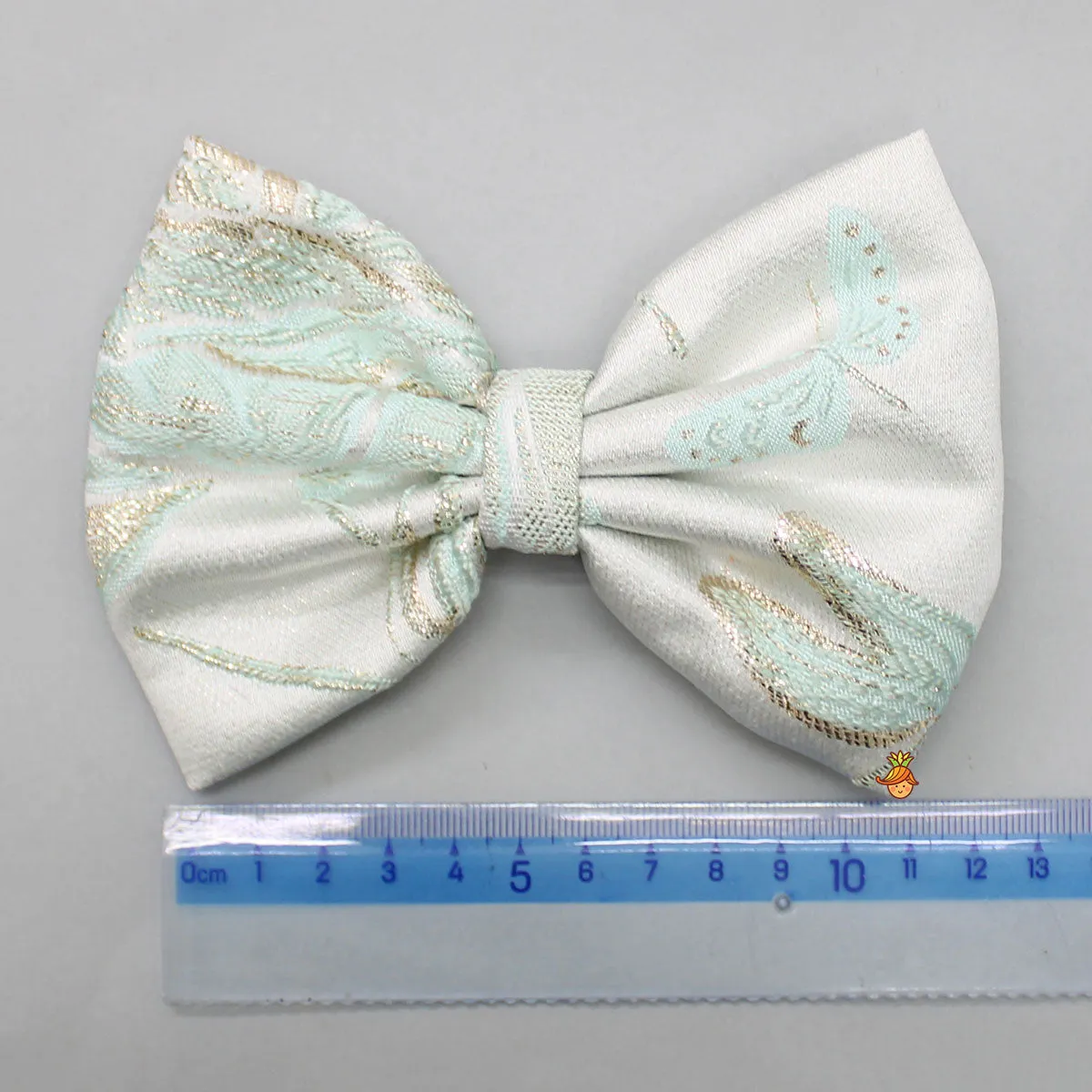 Elegant Embroidered Bowie Hair Clip
