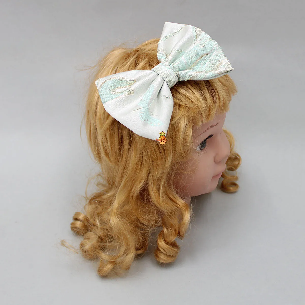 Elegant Embroidered Bowie Hair Clip