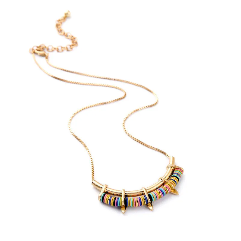 Exclusive Dazzle Color Copper Pendant Necklace Brand Designer New Bulgaria Jewelry