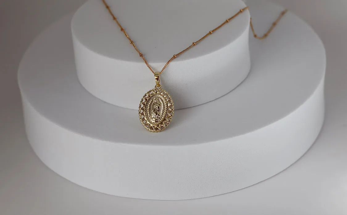 Guadalupe Hearts Necklace