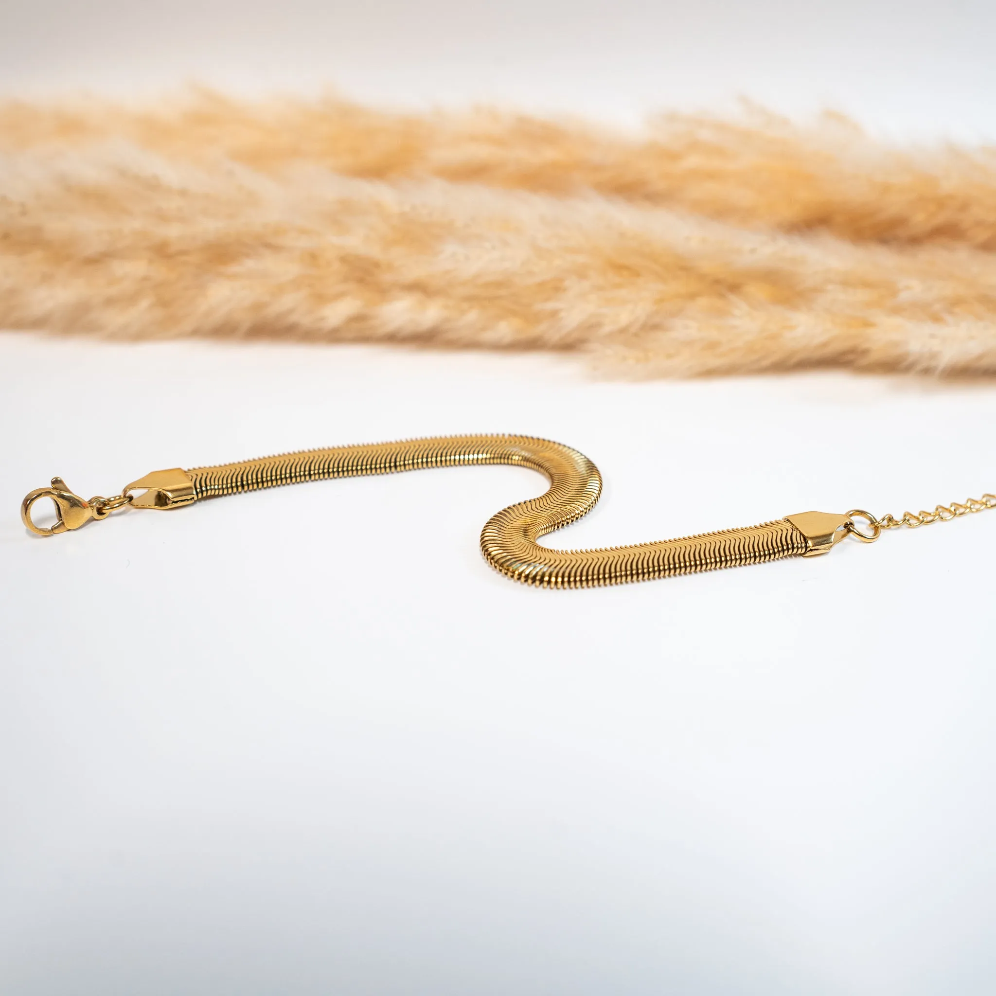 Herringbone Chain Bracelet