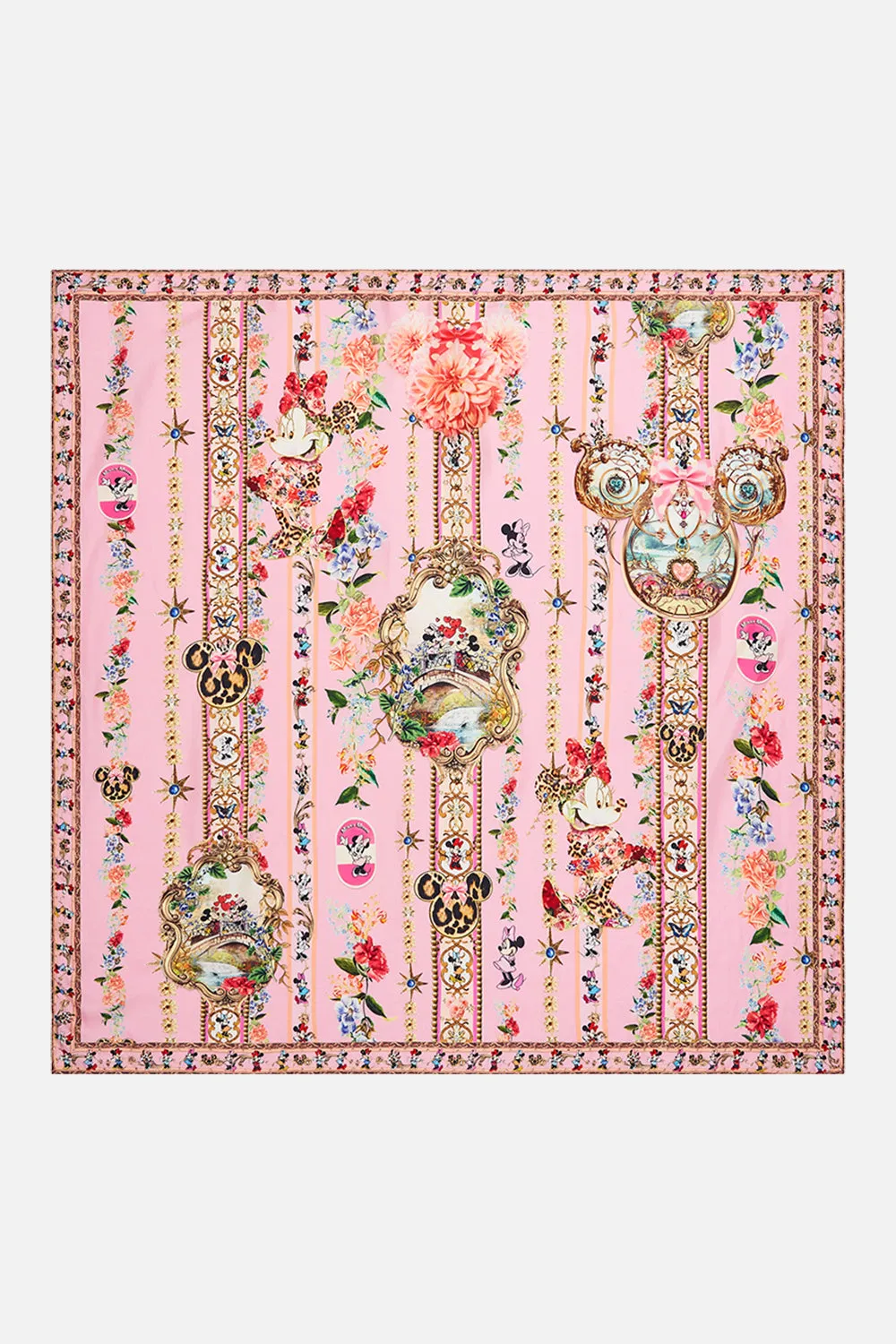 LARGE SQUARE SCARF MINNIES MELODY