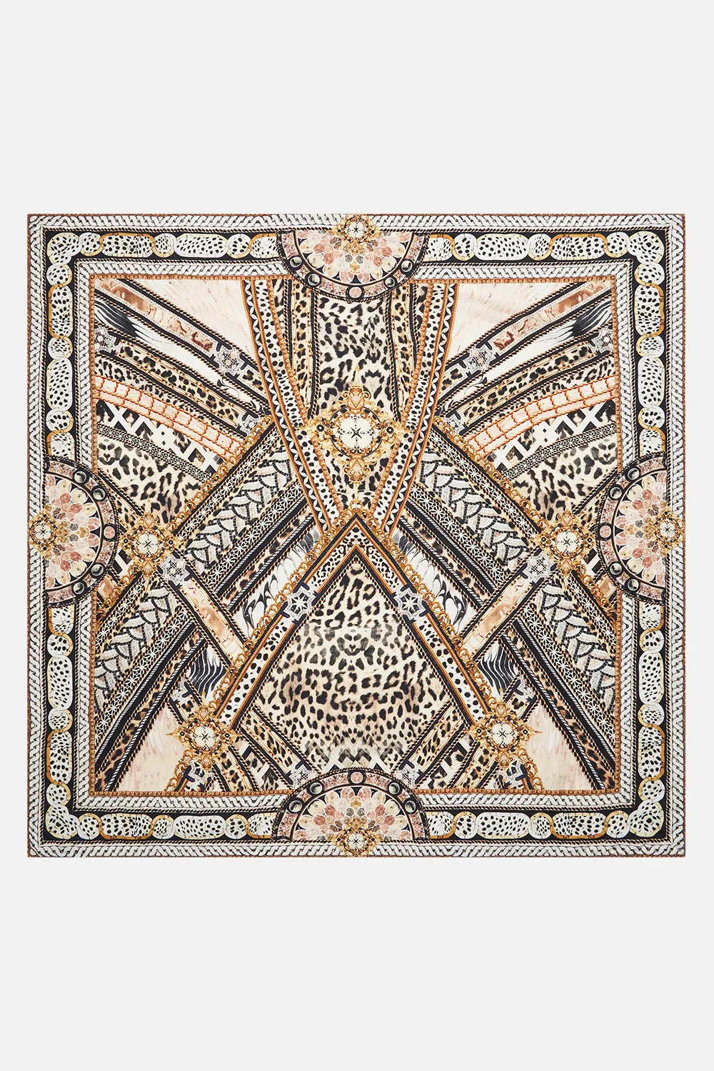 LARGE SQUARE SCARF MOSAIC MUSE