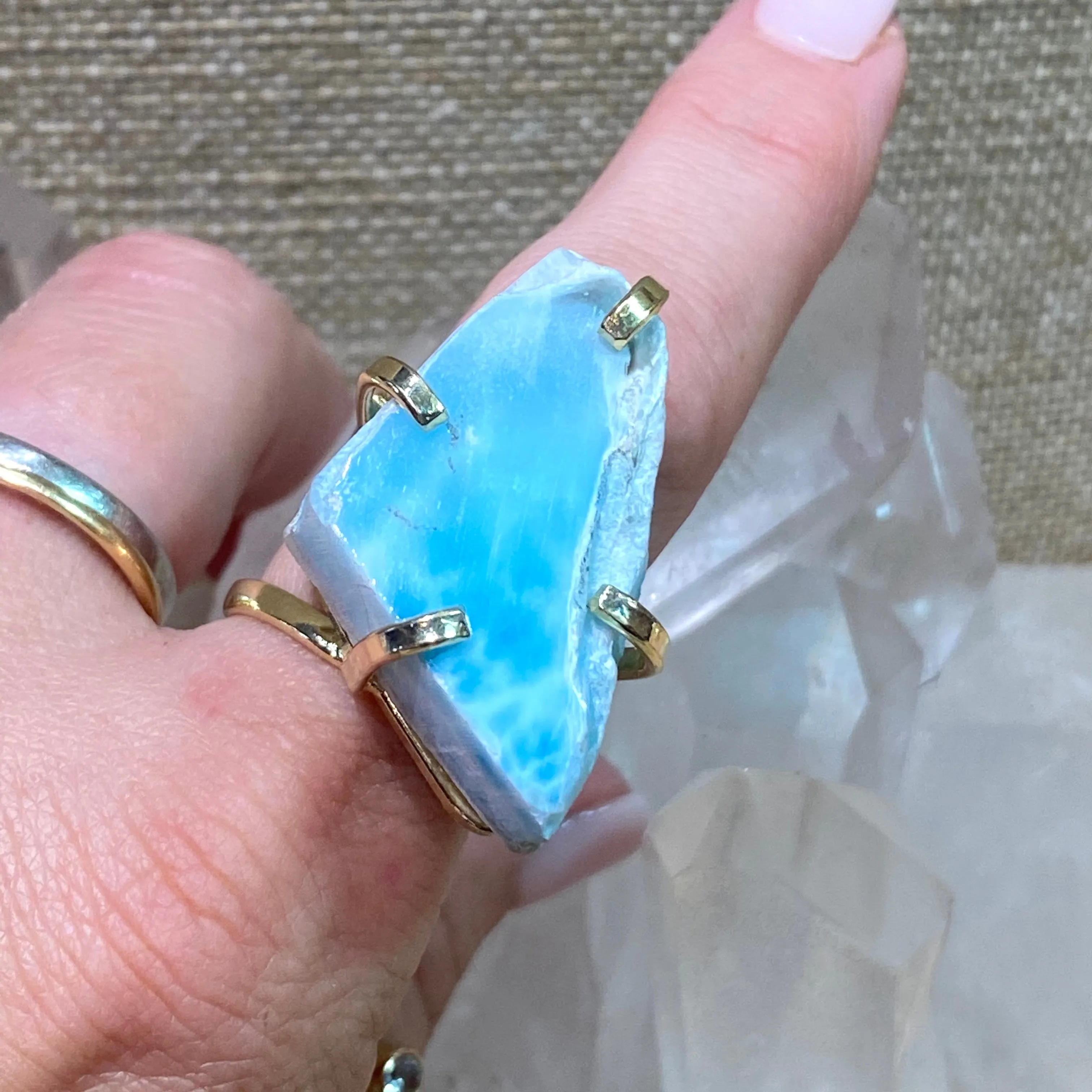 Larimar Ring #10