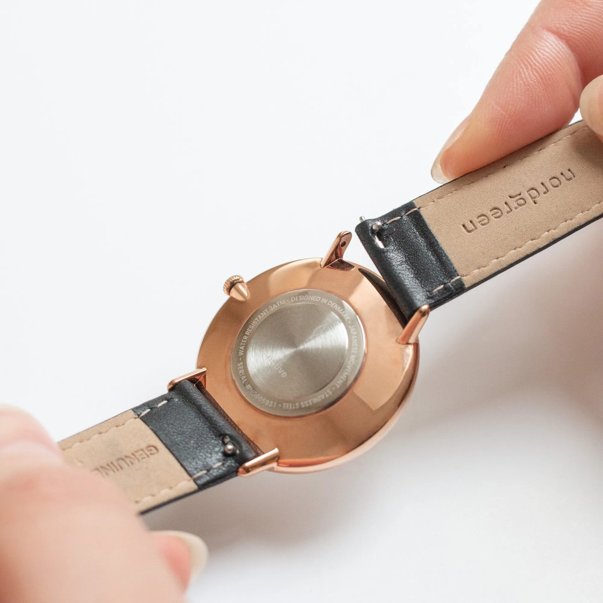 Native | White Dial - Pink Leather