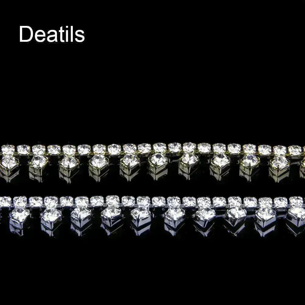 Rhinestone Claw Simple Fashion Item Choker Temperament Clavicle Chain Necklace  for Women Bridal  Wedding Necklace