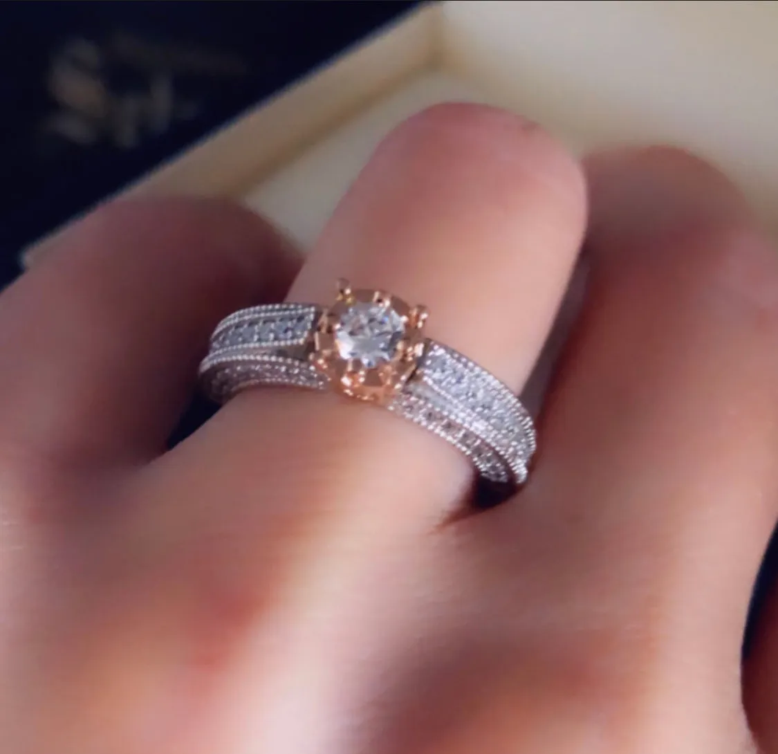 Rosy engagement ring ZER25