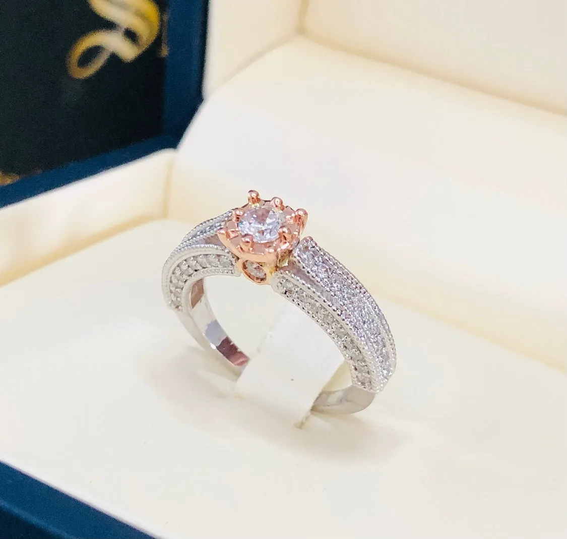 Rosy engagement ring ZER25