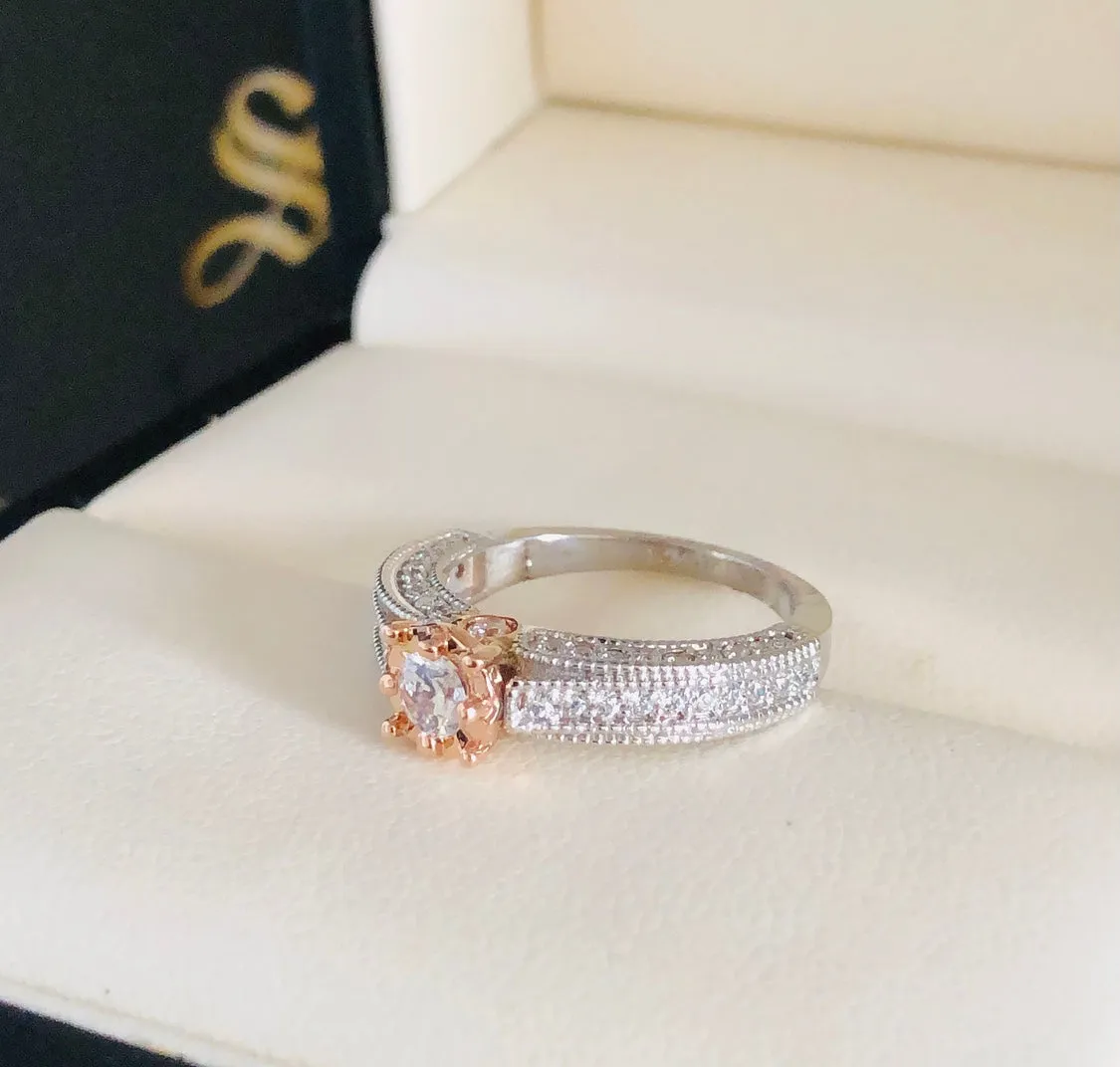 Rosy engagement ring ZER25