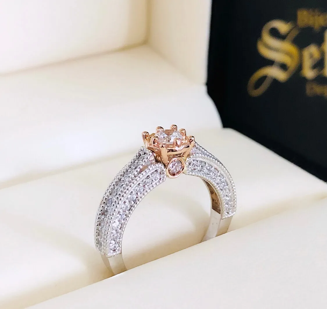 Rosy engagement ring ZER25