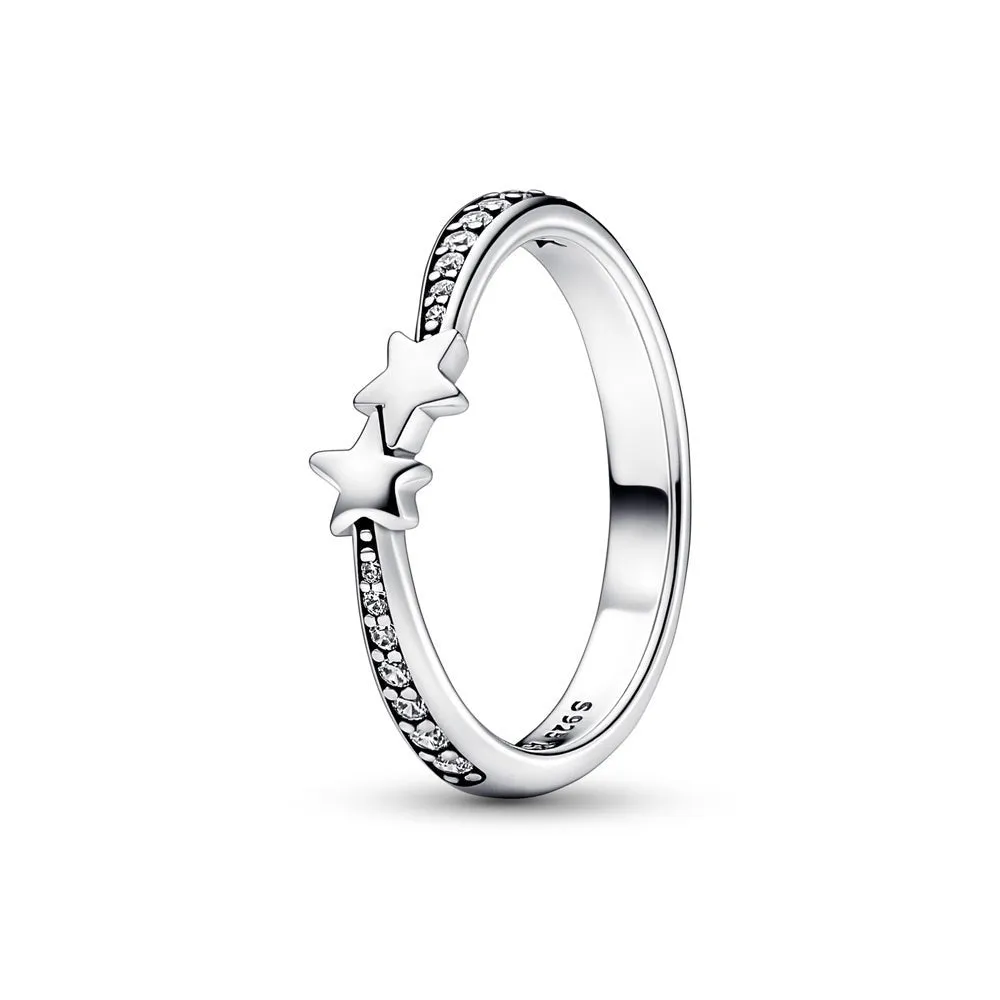 Stunning Sparkling Gemstone Ring - Elegant Silver or Gold Band, Perfect for Anytime Wear