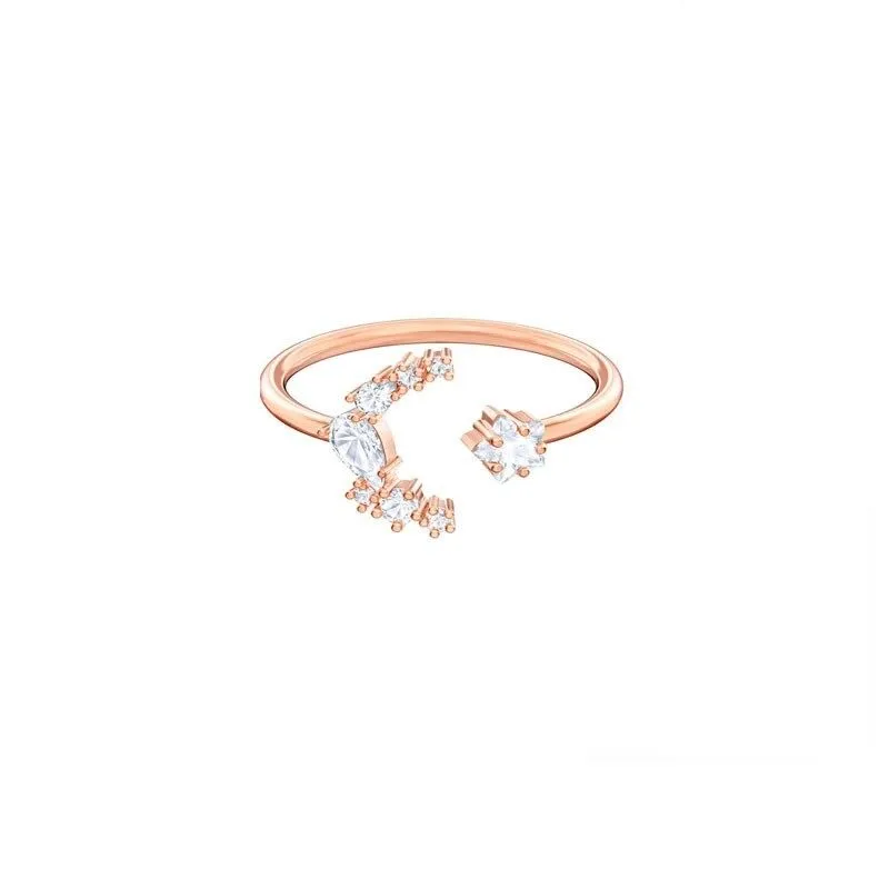 Sterling Silver Adjustable Charm Stylish Ring For Women