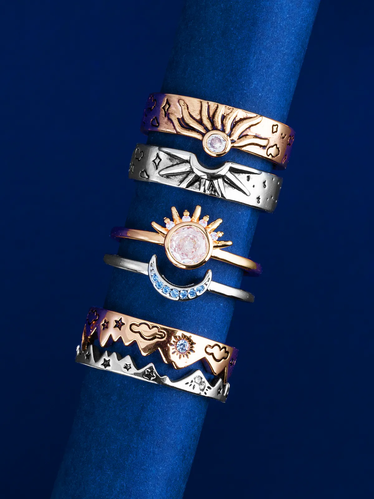 Sun and Moon Candle - Sun & Moon Matching Ring Collection