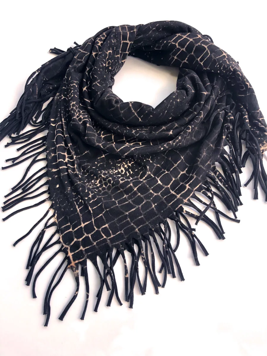 SWEET VIRTUES-Morality Cotton Jersey Bandana Scarf