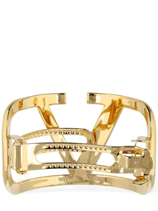 Valentino Garavani   V logo ponytail hair clip 