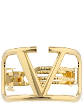 Valentino Garavani   V logo ponytail hair clip 