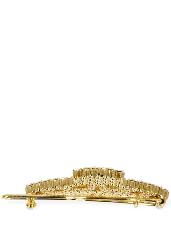 Vivienne Westwood   Annalisa crystal small hair clip 
